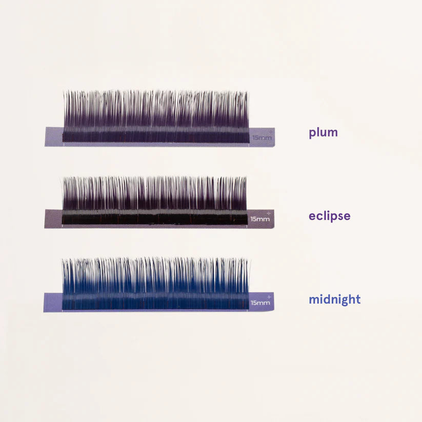 midnight matte NUE color lashes