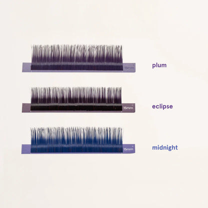 midnight matte NUE color lashes
