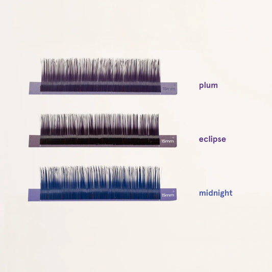 midnight matte NUE color lashes
