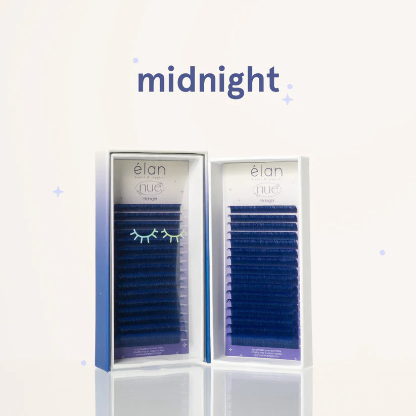 midnight matte NUE color lashes