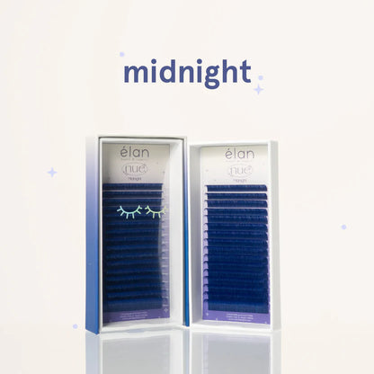 midnight matte NUE color lashes