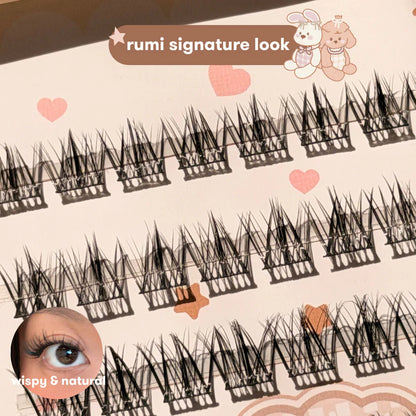 Rumi Lash Book - 3 cluster styles