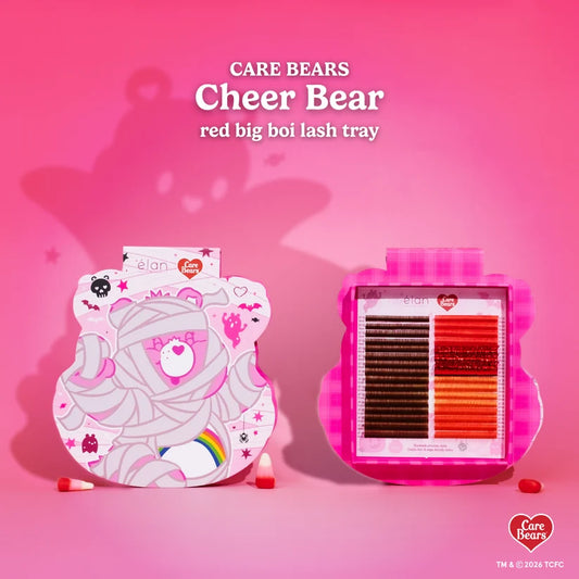 care bears cheer bear red big boi lash tray