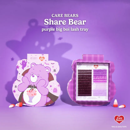 care bears share bear purple big boi lash tray
