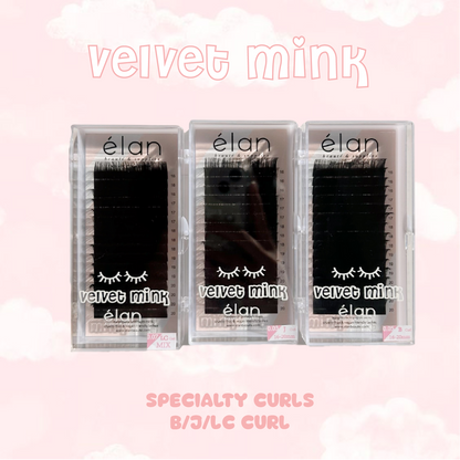 SPECIALTY CURLS B - J - LC velvet mink lashes ☁️